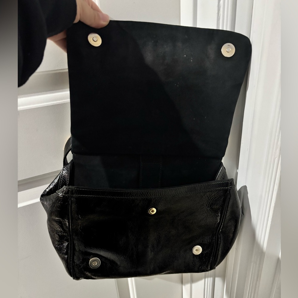 Dolce & Gabbana Black Patent Leather Top Handle Bag - Picture 11 of 16